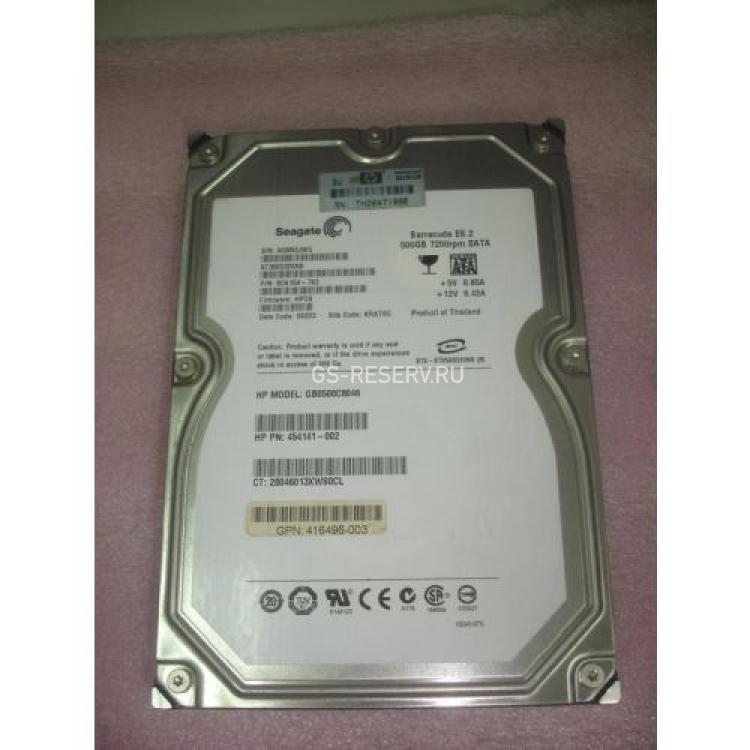 Жесткий Диск HP (Seagate) Barracuda ES.2 ST3500320NS 500Gb (U300/7200/32Mb) NCQ SATAII For Gen5 Gen5p Gen6 Gen7(397377-015)