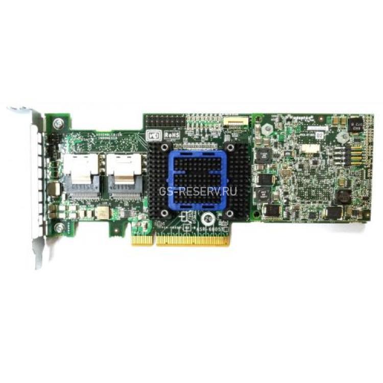 Контроллер SAS RAID Adaptec PMC-Sierra PM8013 2x Core RAID on Chip (ROC) 512Mb DDR2 Int-2xSFF8087 8xSAS/SATA RAID60 U600 6G LP PCI-E8x(2272800-R)