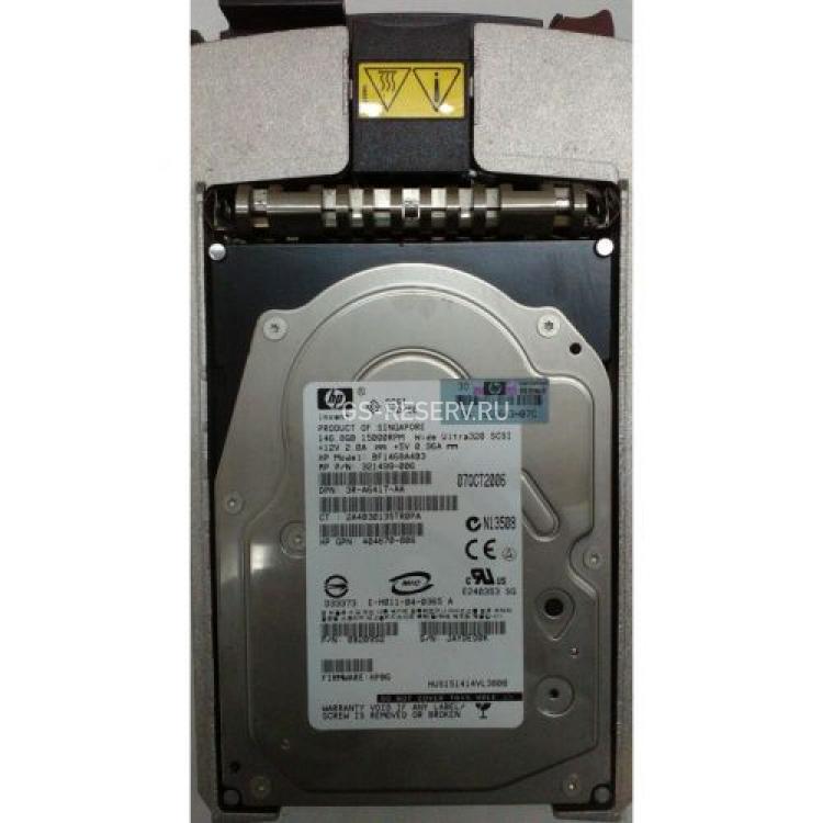 Жесткий Диск HP (Hitachi) Ultrastar 15K147 HUS151414VL3800 146,8Gb (U320/15000/16Mb) 80pin U320SCSI(321499-003)
