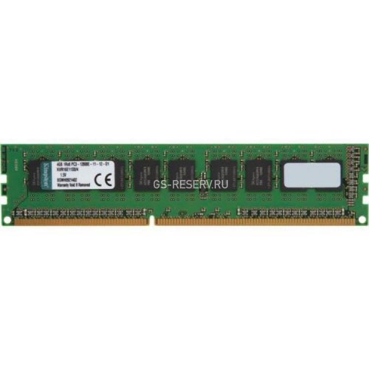 RAM DDRIII-1600 Kingston 4Gb 1Rx8 ECC PC3-12800E(KVR16E11S8/4)