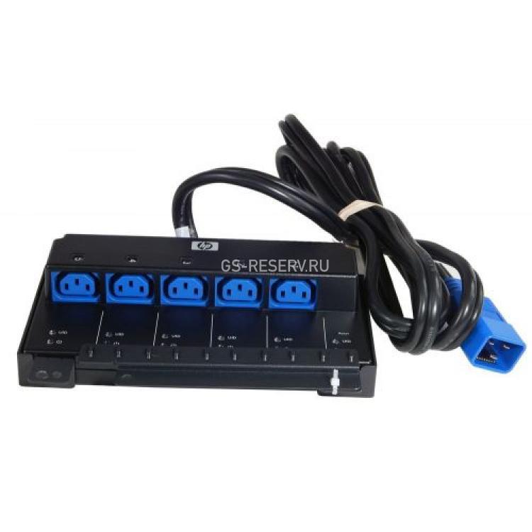 Распределительное Устройство Электропитания HP Modular PDU Extension Bar UID LEDs 16A 100-240V 5xC13 For Gen6 Gen7 Gen8 Gen9(AF529A)