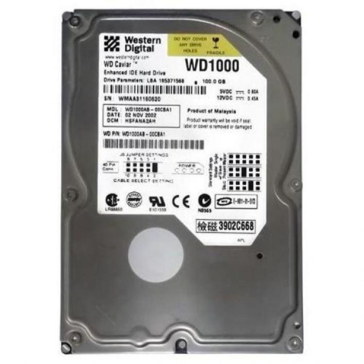 Жесткий Диск Western Digital Caviar 10Gb (U100/5400/2Mb) IDE(WD100AB-00BPA1)