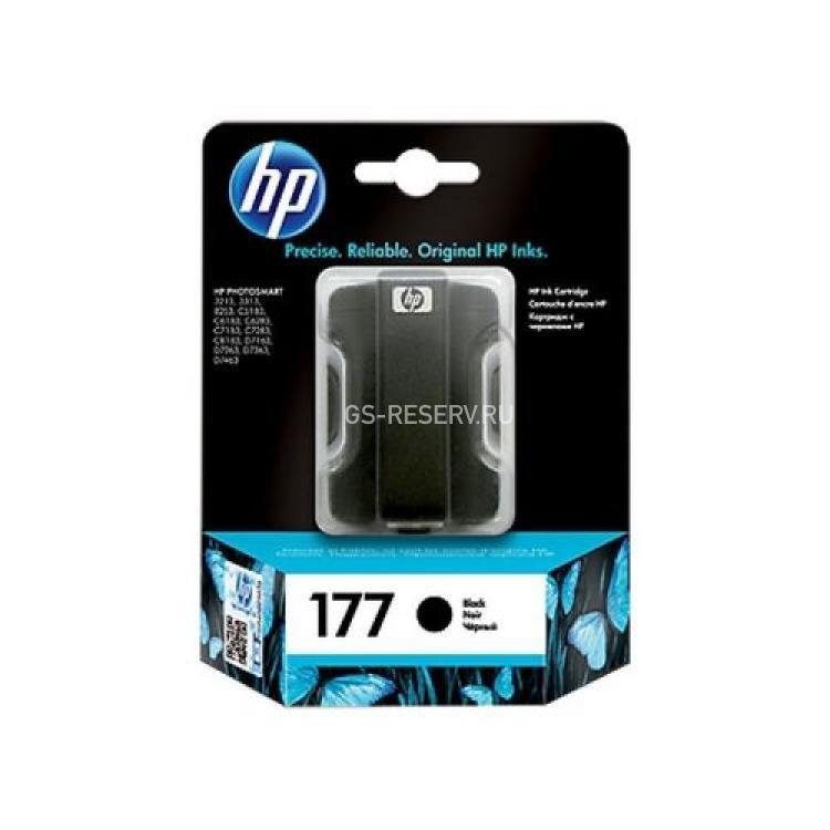 Картридж HP №177 For PhotoSmart 3313 3213 C5183 C6183 C6283 C7183 C7283 C8183 All-in-One D7163 D7363 D7263 D7463 8253 6ml Black(C8721HE)