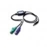 KVM Конвертер Aten PS/2 Converter To USB 2xPS/2 To USB 0,9m(UC10KM-AT)