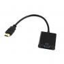 Переходник Various HDMI To D-Sub VGA (15Pin) Adapter 1080P 0.25m/25cm For PC DVD HDTV TV(HDMI-DSUB-0.25)