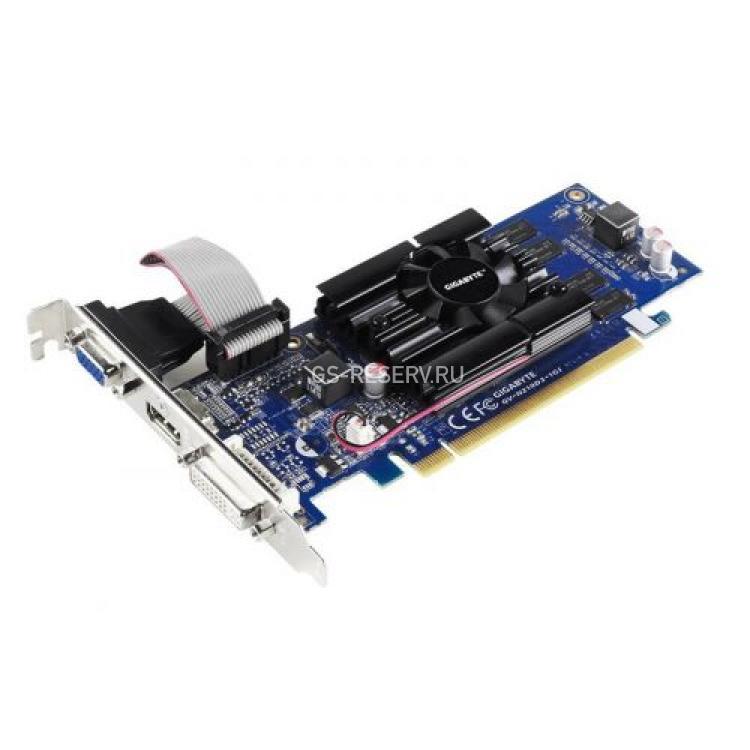 Видеокарта Gigabyte GeForce GT210 1Gb 64Bit GDDR3 DVI HDMI HDCP PCI-E16x 2.0(GV-N210D3-1GI)
