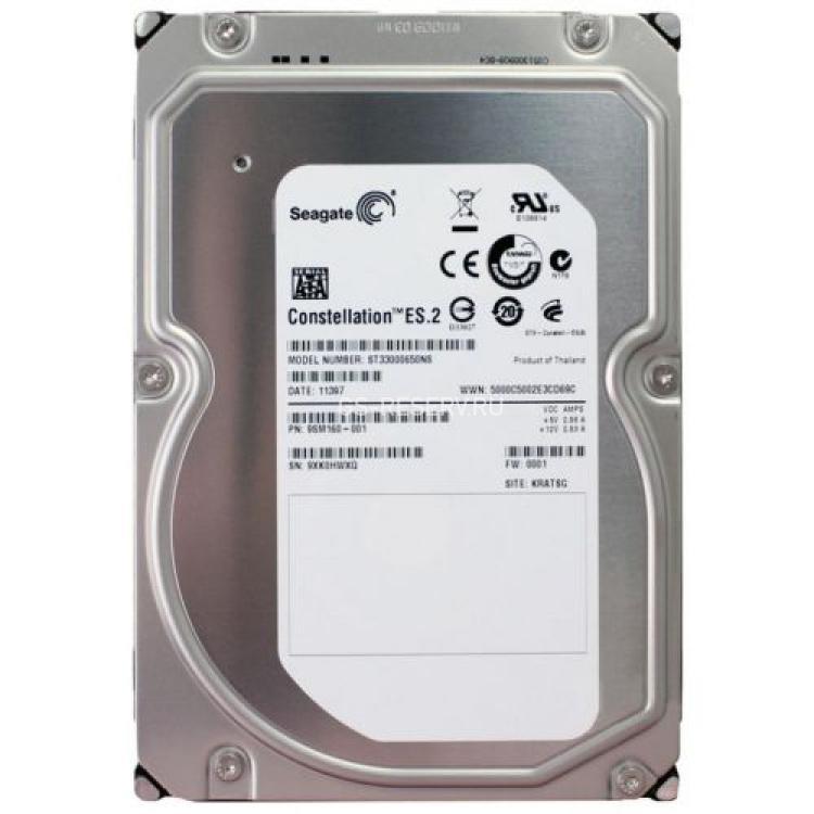 Жесткий Диск Seagate Constellation ES.2 3Tb (U600/7200/64Mb) 6G SATAIII(9SM160)