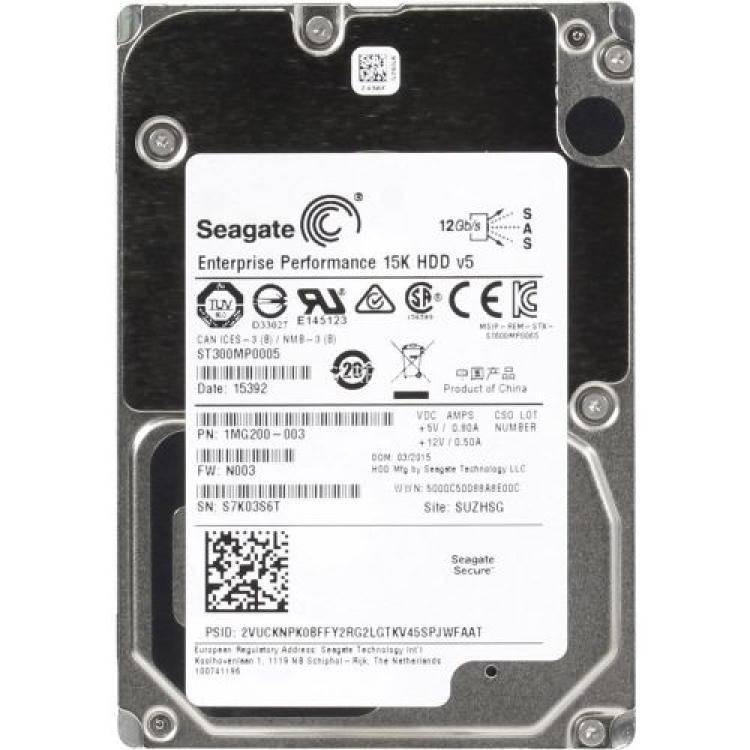 Жесткий Диск Seagate Enterprise Performance 15K HDD v5 300Gb (U1200/15000/128Mb) 512n 12G SAS 2,5"(ST300MP0005)