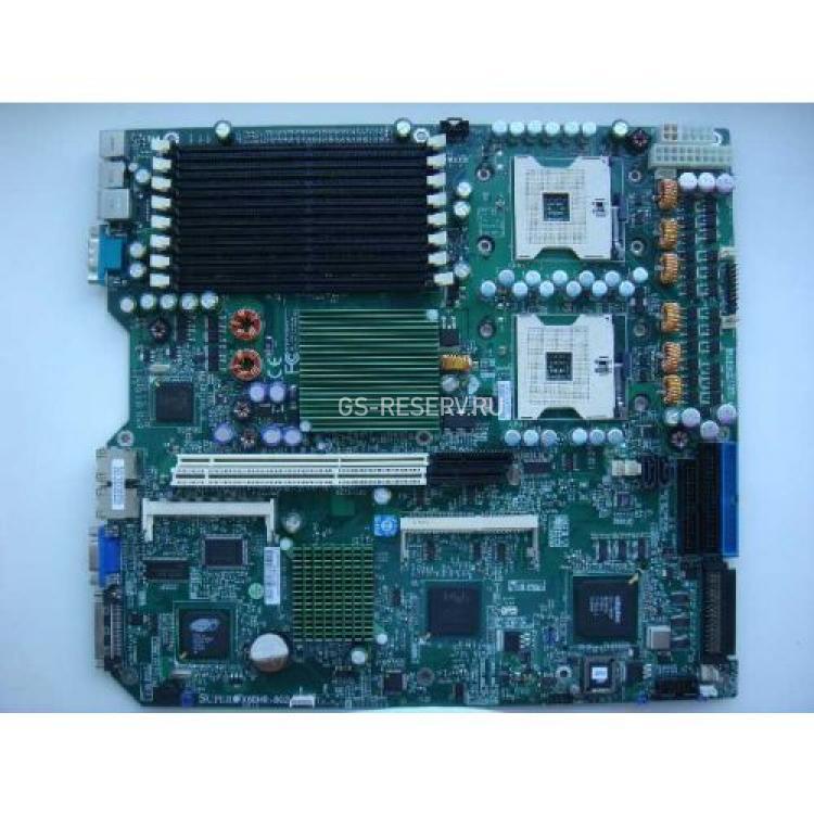 Материнская Плата Supermicro iE7520 DualS604 8DualDDRII 2UW320SCSI 2SATA U100 2PCI-E8x & 2PCI-X SVGA 2LAN1000 ATX 800Bus 1U For 6014H-82(X6DHR-8G2)