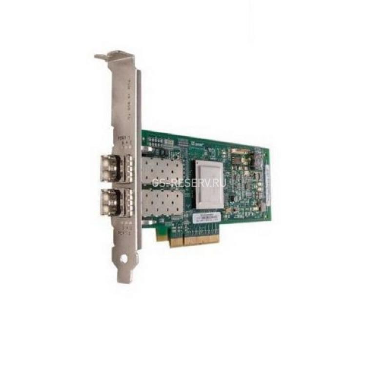 Сетевой Адаптер IBM (Qlogic) 2x8Гбит/сек Dual Port Fibre Channel HBA LP PCI-E8x(QLE2562-IBMX)