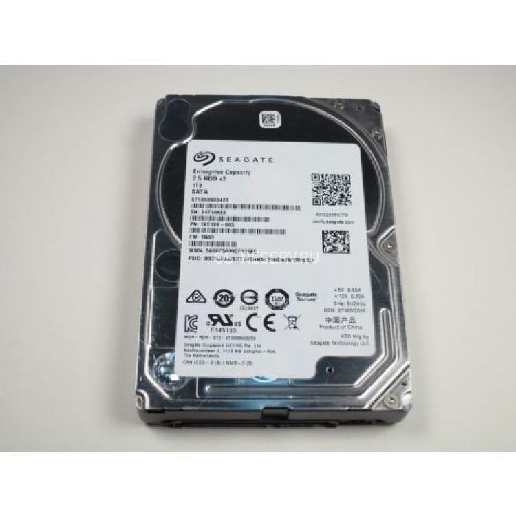 Жесткий Диск Seagate Enterprise Capacity 2.5 HDD 1Tb (U600/7200/128Mb) 512n 6G SATAIII 2,5"(ST1000NX0423)
