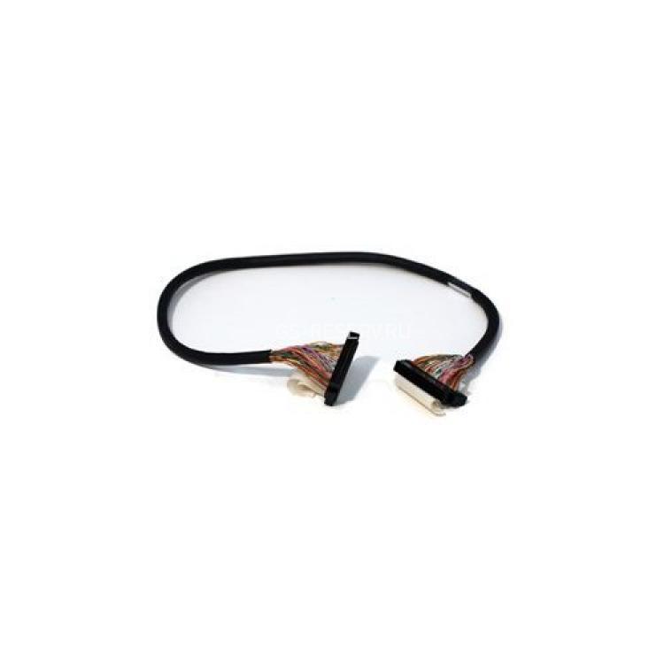 Шлейф SCSI SuperMicro 30" Two-drop SCSI Ultra320 Cable Round 68pin LVD U320 1 разъем. Для Корзины 76cm/0,76m(CBL-0028-01)
