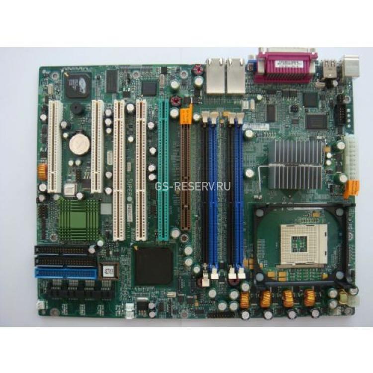 Материнская Плата Supermicro iE7210 Socket 478 4DualDDR400 6SATA U100 3PCI-X 2PCI SVGA 2xLAN1000 ATX(P4SCT+)