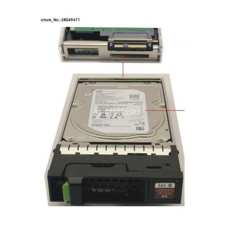 Жесткий Диск Fujitsu (Seagate) Enterprise Capacity 3.5 HDD v5 ST4000NM0025 4Tb (U1200/7200/128Mb) 512n 12G SAS 3,5" For Eternus DX60S4 DX100S4 DX200S4(FTS:ETFNB4-L)