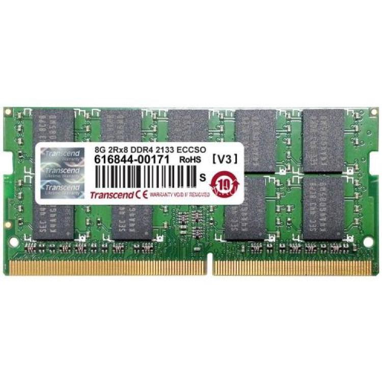 Модуль Памяти SO-DIMM DDRIV Transcend 8Gb 2Rx8 ECC PC4-2133P(TS1GSH72V1H)