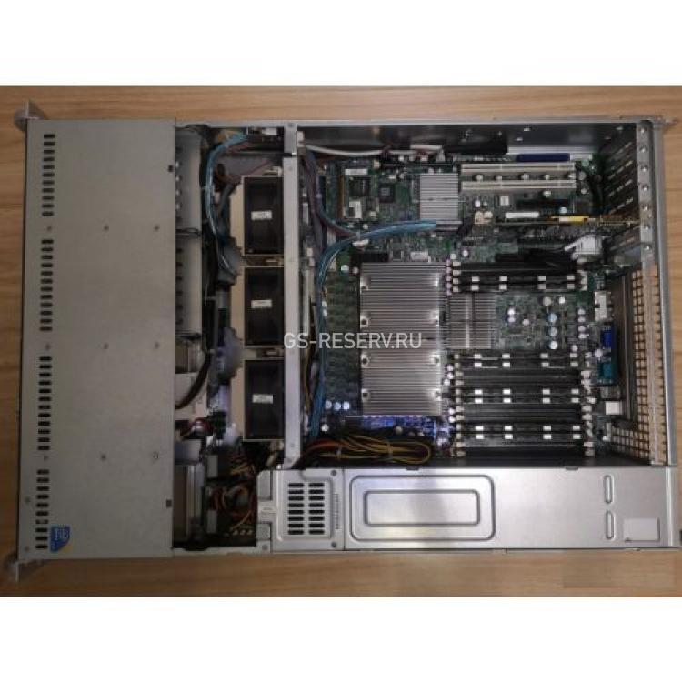 Платформа SuperMicro SuperServer Dual Socket771 i5000P 8FBD 6SATAII 8xHotSwap 2GbLAN 1333Mhz DVD 2x700Wt E-ATX 2U(SYS-6025B-UR)