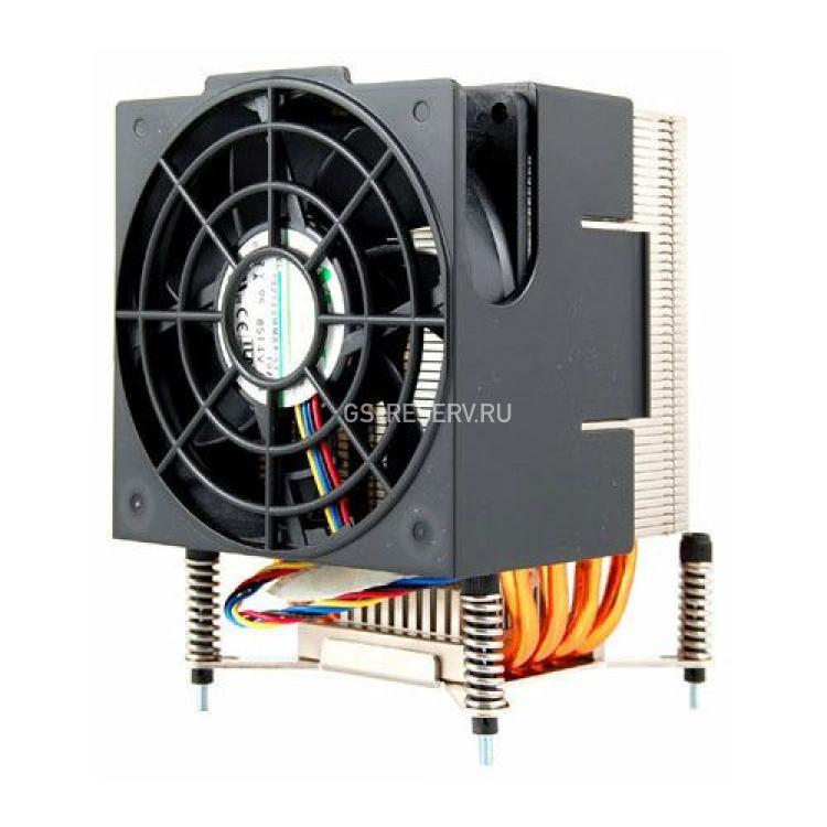 Радиатор и Вентилятор SuperMicro 19,5dB 2050rpm 34CFM Socket LGA1366 LGA1356 Al-Cu 4U Active(SNK-P0040AP4)