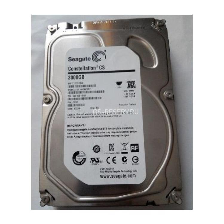 Жесткий Диск Seagate Constellation CS 3Tb (U600/7200/64Mb) 6G SATAIII(ST3000NC002)