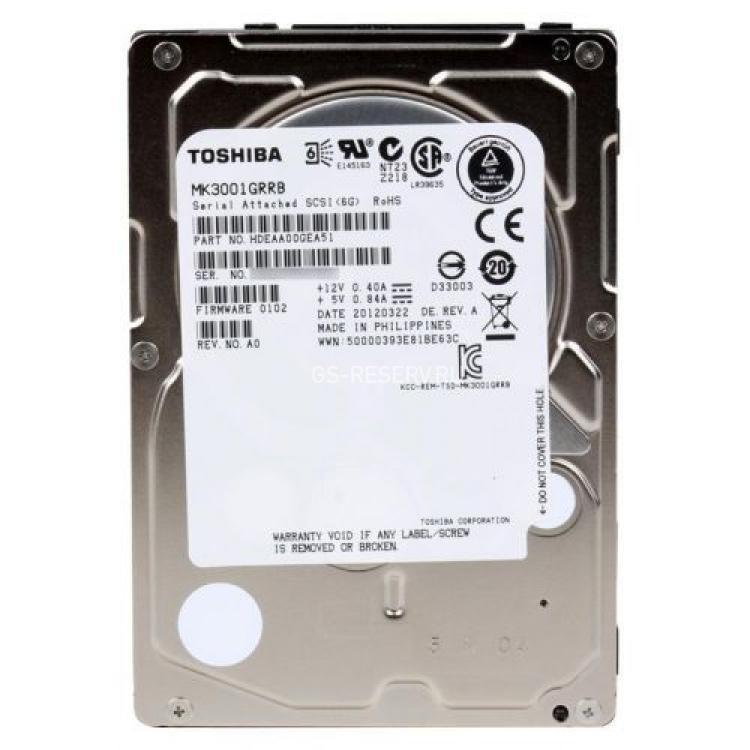 Жесткий Диск Toshiba 300Gb (U600/15000/32Mb) 6G SAS 2,5"(HDEAA00JAA51)