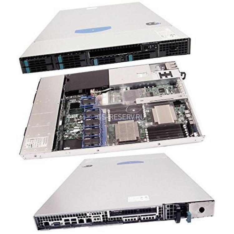 Платформа Intel Dual Socket 1366 i5520 12DDRIII 8SAS 6SATAII 6(8)xSAS/SATA 2.5" HotSwap 2GbLAN 6400Mhz 650Wt E-ATX 1U(905665)