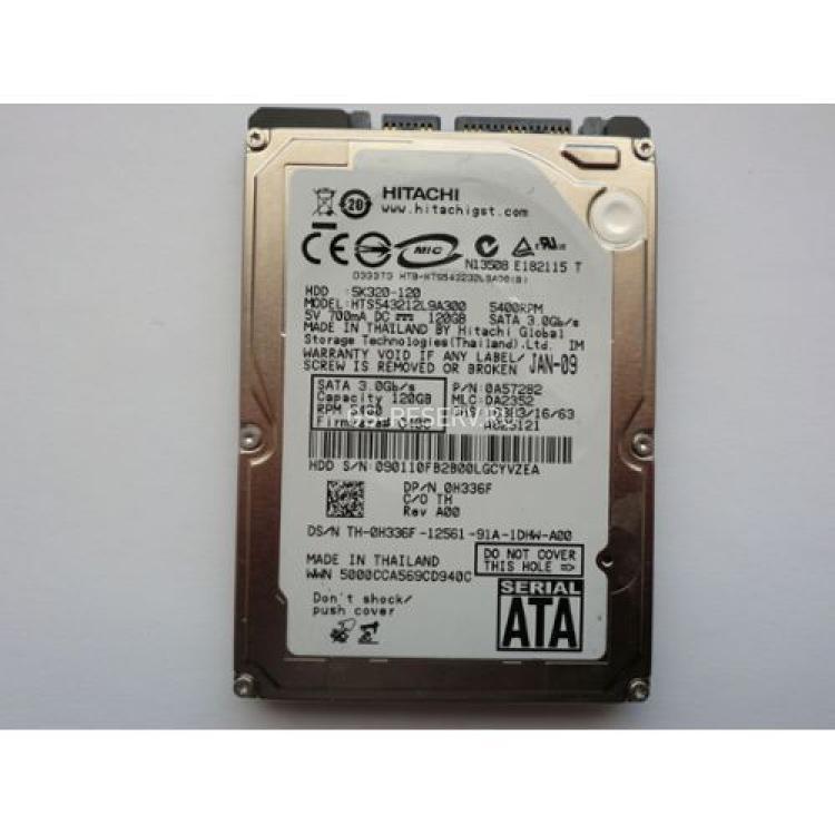 Жесткий Диск Hitachi Travelstar 5K320 120Gb (U300/5400/8Mb) SATAII 2,5"(HTS543212L9A300)