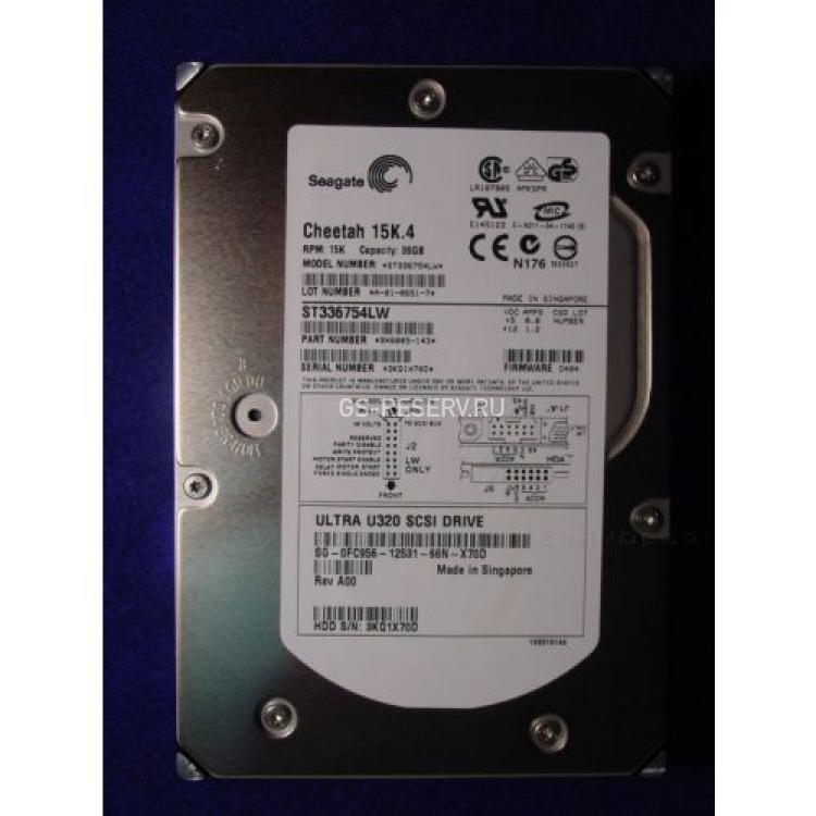Жесткий Диск Seagate Cheetah 15K.4 36,4Gb (U320/15000/8Mb) 68pin U320SCSI(ST336754LW)