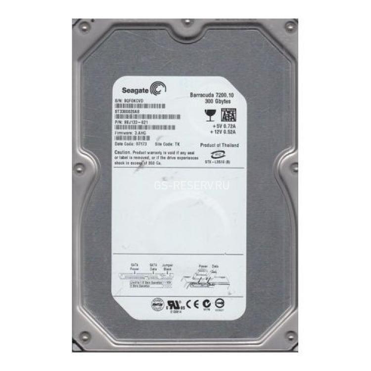 Жесткий Диск Seagate Barracuda 7200.10 300Gb (U300/7200/8Mb) NCQ SATAII(9BJ133)