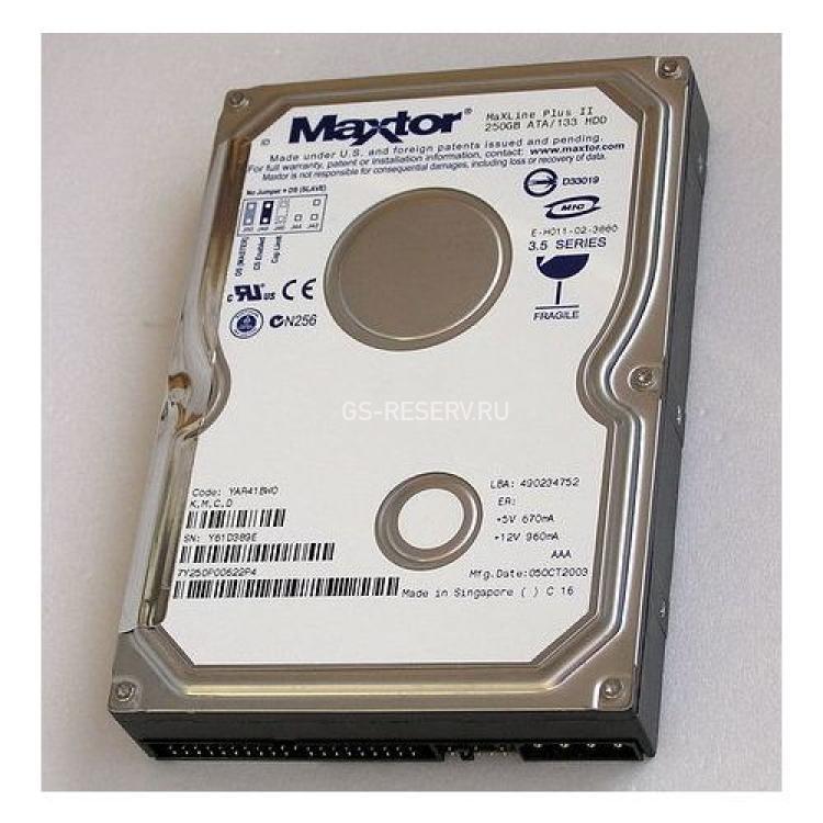 Жесткий Диск Maxtor MaxLine Plus II 250Gb (U133/7200/8Mb) IDE(7Y250P)