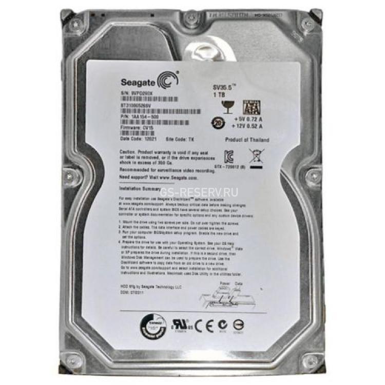 Жесткий Диск Seagate SV35.5 1Tb (U600/7200/32Mb) 6G SATAIII(1AA154)