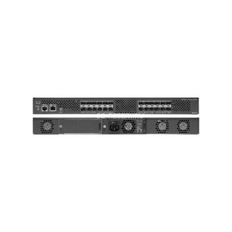 Коммутатор Cisco FC Multilayer Fabric Switch MDS 24port (8 Active) 4Gbps 24xSFP 2x300Wt 1U 19"(DS-C9124-K9)