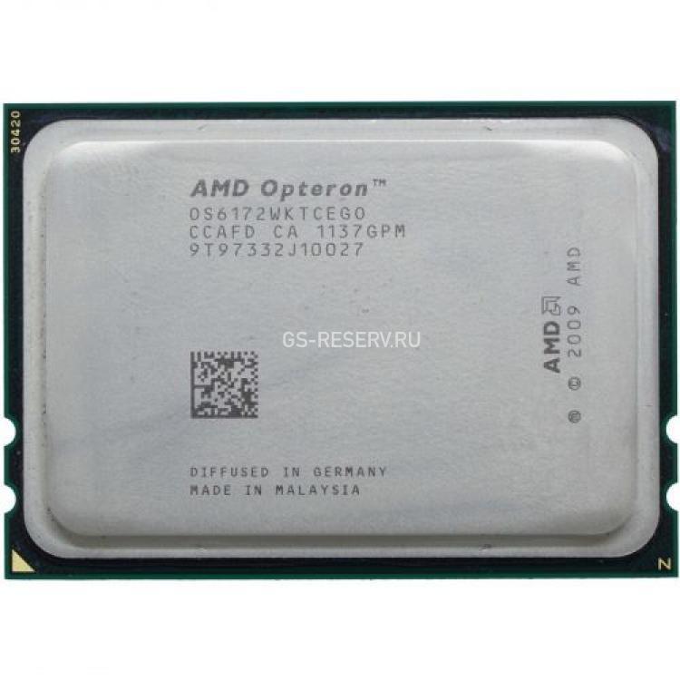 Процессор AMD Opteron 6172 2100Mhz (L3-2x6Mb/3200) 80Wt 12x Core Magny-Cours Socket G34(1216PGN)