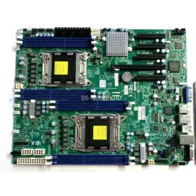 Материнская Плата SuperMicro iC602 Dual Socket 2011 8DDR3 2SATAIIII 8SATAII 6PCI-E16x 4PCI-E8x SVGA 2xGbLAN IPMI E-ATX 8000Mhz For CSE-813LT-R500CB CSE-813T-441CB CSE-823TQ-653LPB CSE-825TQ-600LPB CSE-825TQ-R740LPB SYS-6017R-TDF(X9DRD-IF)