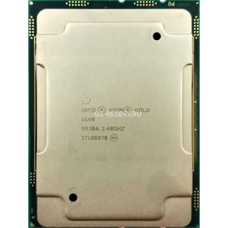 Процессор Intel Xeon Gold 6148 2400(3700)Mhz L3-27,5Mb 10400 20x Core 150Wt Socket LGA3647 Skylake(SR3B6)