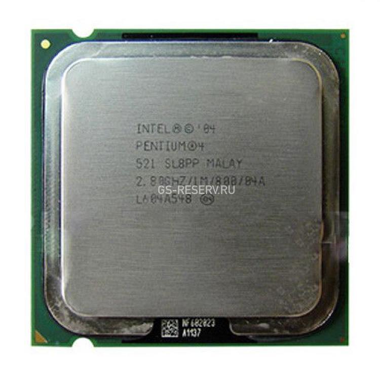 Процессор Intel Pentium 521 2800Mhz (800/L2-1Mb) EM64T HT 84Wt LGA775 Prescott(SL8HX)