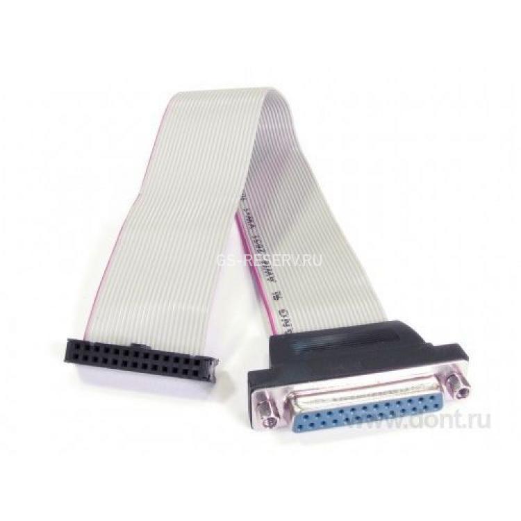 Кабель LPT ASRock AP010 DB25PIN (F) To IDC26 From Motherboard To Плата Backplane(ASR-AP010)
