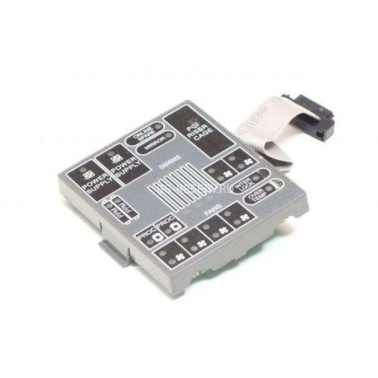 Лицевая Панель HP Systems InSight Display Panel Board Label Bezel For DL380G5 DL385G2(408792-001)