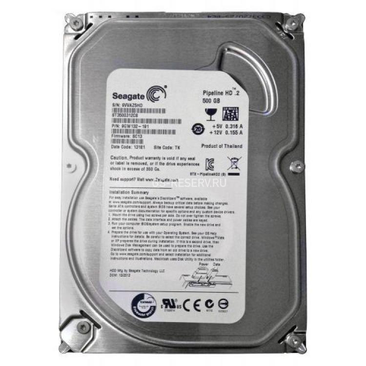 Жесткий Диск Seagate Pipeline HD.2 500Gb (U300/5900/8Mb) SATAII(ST3500312CS)