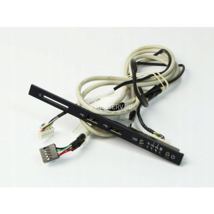 Лицевая Панель HP Power Button Switch Board LED 2USB For DL320G6 DL160G6 DL120G6(490538-001)