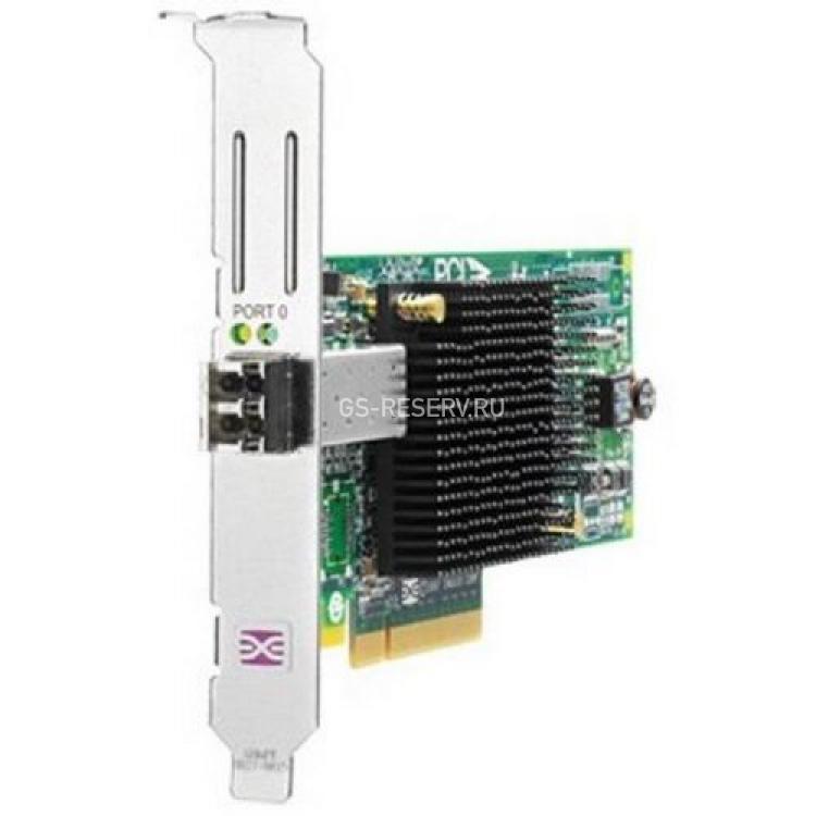 Сетевой Адаптер HP StorageWorks FCA 81E (Emulex) 8Гбит/сек Single Port 1xSFP+ Fibre Channel HBA LP PCI-E8x 2.0(697889-001)