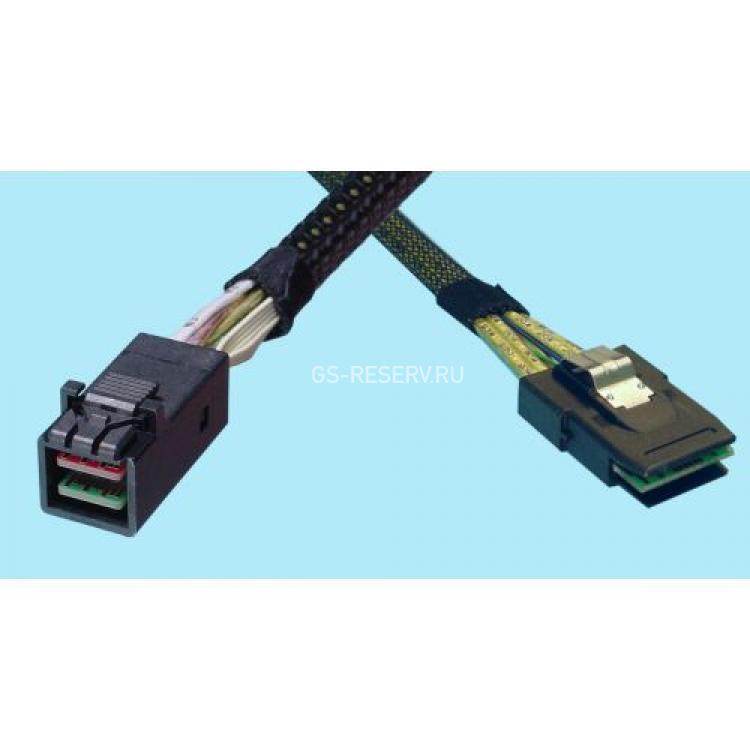 Шлейф SAS Molex 1xSFF-8643 To 1xSFF-8087 (mSASx4) 12G 100cm/1m(SFF8643-SFF8087)