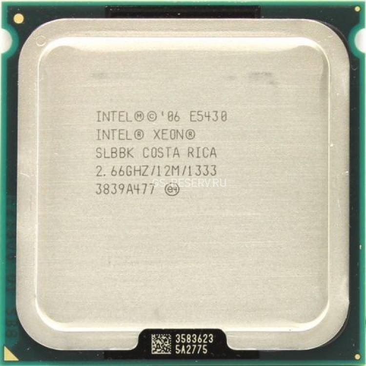 Процессор Intel Xeon 2667Mhz (1333/L2-2x6Mb) Quad Core 80Wt Socket LGA771 Harpertown(BX80574E5430ASLBBK)