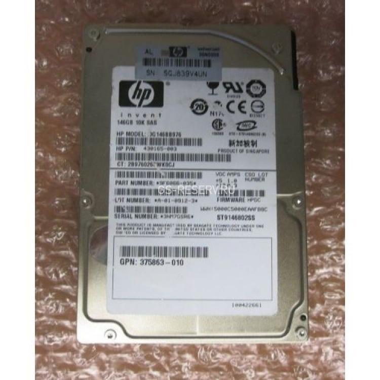 Жесткий Диск HP (Seagate) Savvio 10K.2 ST9146802SS 146Gb (U300/10000/16Mb) Dual Port SAS 2,5" For Gen4 Gen5 Gen6 Gen7 Integrity rx6600 rx3600 rx2660(418399-001)