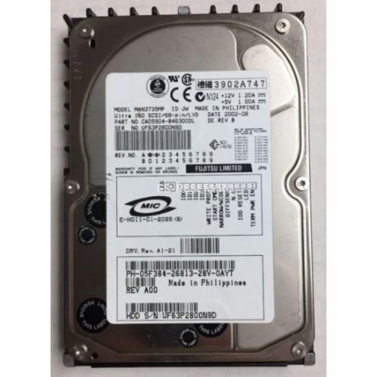 Жесткий Диск Fujitsu 73,5Gb (U160/10000/8Mb) 80pin U160SCSI(CA05904-B460)