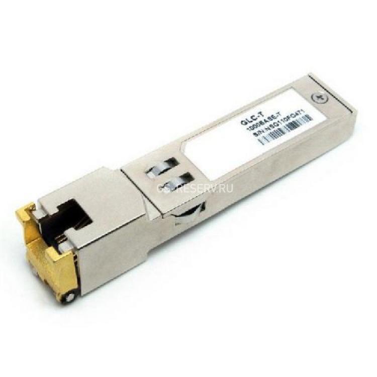 Transceiver SFP Cisco 1Gbps 1000Base-T 100m Copper Pluggable miniGBIC RJ45 For 28xx 2940 2948G-GE-TX 2970G-24TS 3560 Series 3750 Series 38xx 4000 (CatOS/Native) 4948 6000 (CatOS/Native)(GLC-T)