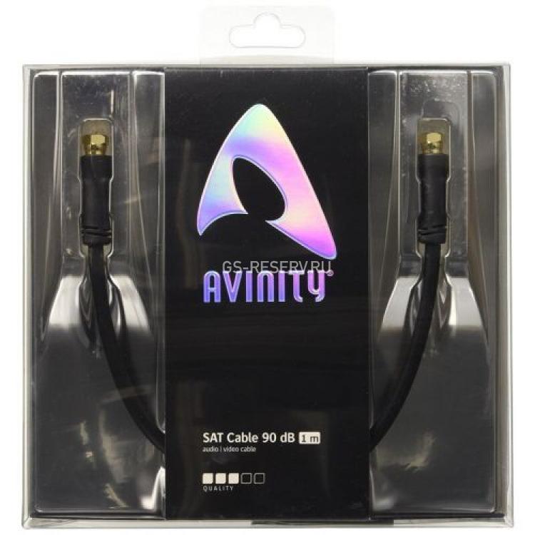 Кабель Антенный Avinity SAT Cable 90dB Coax(m) - Coax(f) Audio/Video 1m(H-107568)