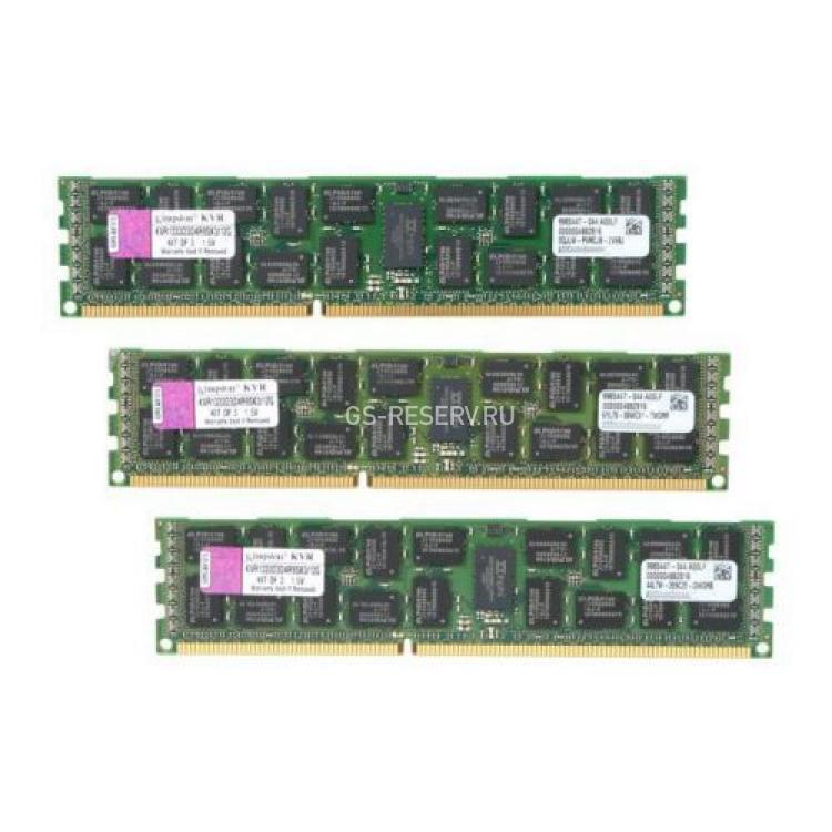 RAM DDRIII-1333 Kingston 12Gb (3x4Gb) 2Rx4 REG ECC PC3-10600R(KVR1333D3D4R9SK3/12G)