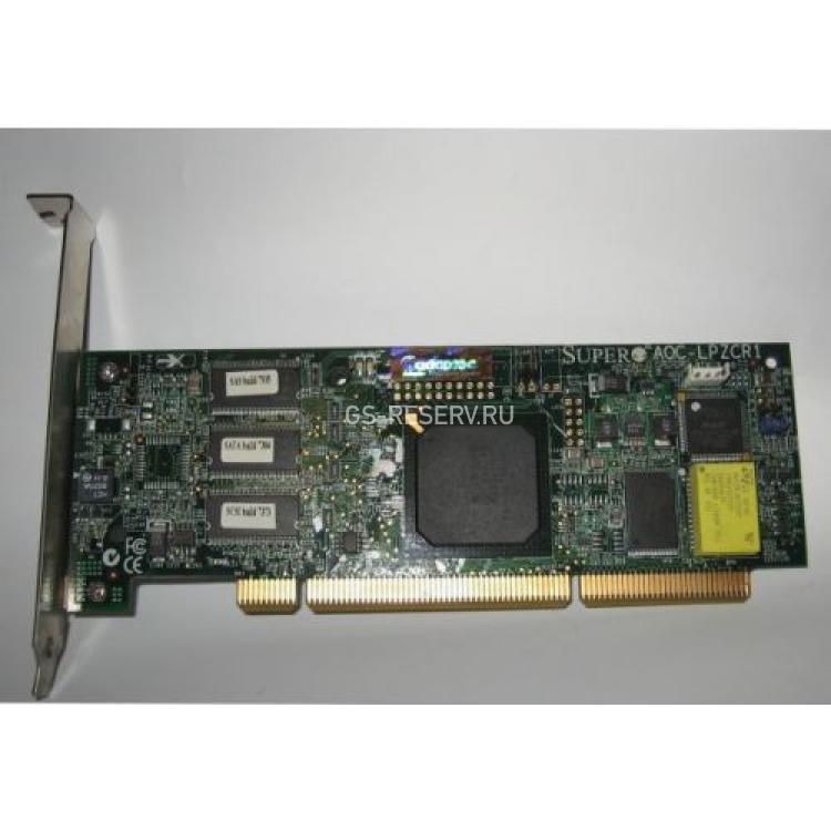 Контроллер RAID SAS SATA SCSI SuperMicro (Adaptec) i80321 64Mb 0-Channel RAID 50 SATA/SAS/SCSI LP PCI-X(AOC-LPZCR1)
