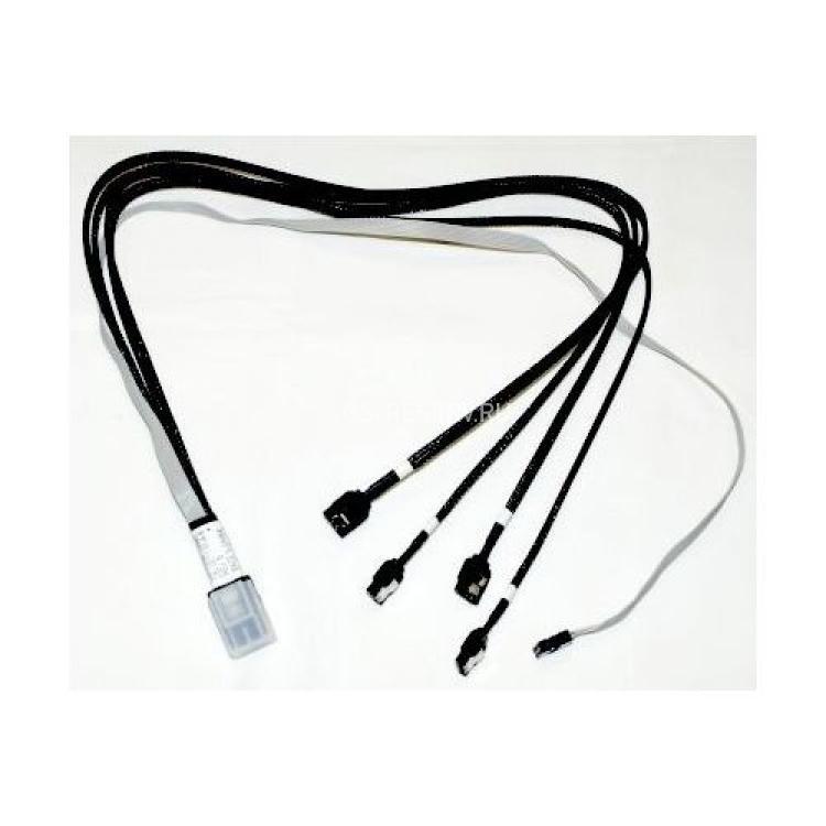 Шлейф SAS Adaptec 1xSFF-8643 To 4xSATA (4xSATA Жесткий Диск или Корзина) 12G 80cm/0,8m(ACK-I-HDmSAS-4SATA-SB-0.8M)