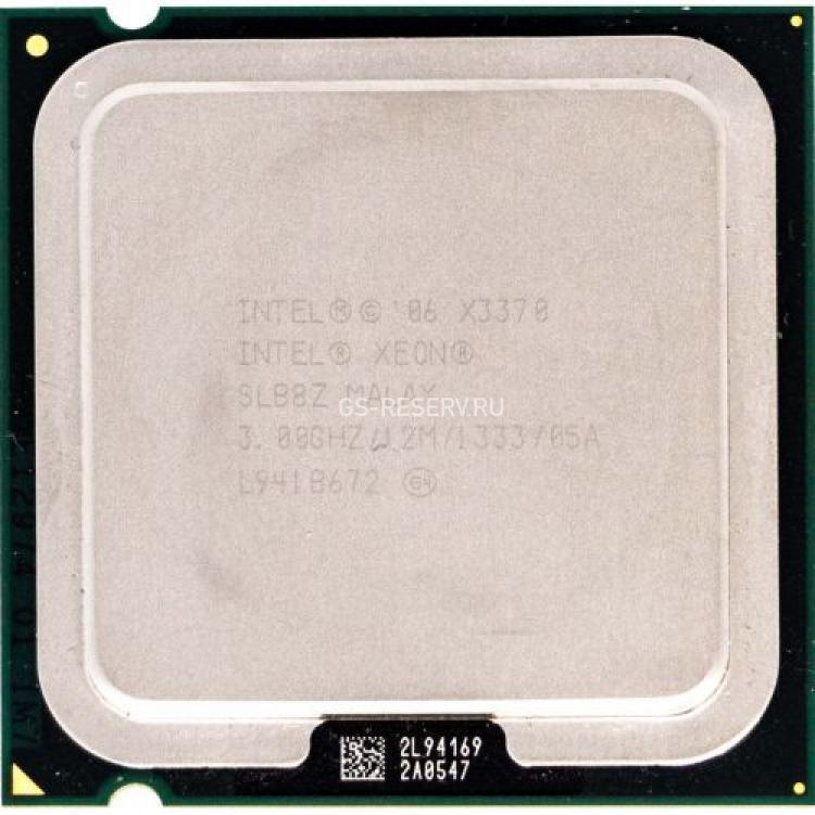 Процессор Intel Xeon 3000Mhz (1333/L2-2x6Mb) Quad Core 95Wt Socket LGA775 Yorkfield(X3370)