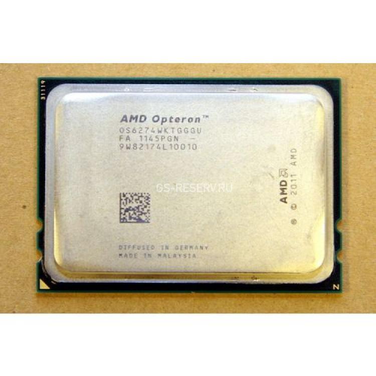 Процессор AMD Opteron 6274 2200Mhz (L3-2x8Mb/6400) 115Wt 16x Core Interlagos Socket G34(OS6274WKTGGGU)
